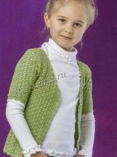 Зеленая детская кофта "Мечта", фото