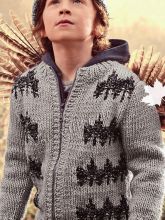 Жакет и шапка для мальчика на молнии, фото