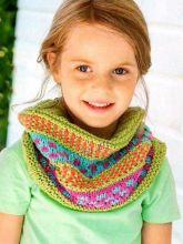 Жаккардовый шарф-снуд, фото