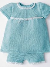 Туника и штанишки нежно-бирюзового цвета, фото
