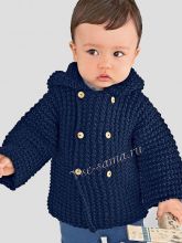 Жакет тёмно-синий, фото