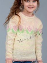 Пуловер для девочки, фото