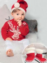 Пуловер с оленем, фото