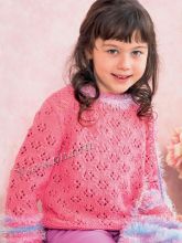 Розовый джемпер и сумочка, фото