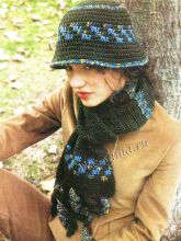 Шляпка и шарф