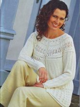 Белый ажурный жакет