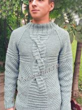 Серый джемпер