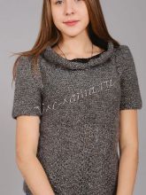 Серая волнистая футболочка