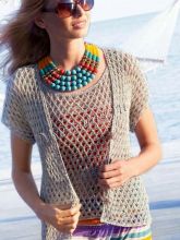 Ажурная двойка - жакет и топ, фото