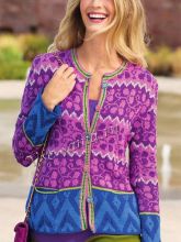 Жакет с цветочным узором, фото