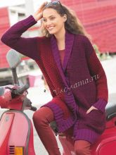 Трехцветный жакетик