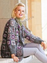 Жакет из бабушкиных квадратов, фото