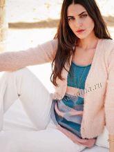 Жакет с V-образным вырезом, фото