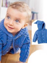 Жакет с капюшоном на малыша, фото