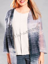 Жакет с капюшоном в серых тонах, фото