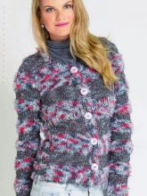 Жакет с многоцветными полосками, фото