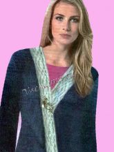 Жакет с планками из арановых узоров, фото