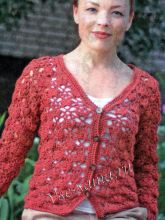 Жакет с узором Веера, фото