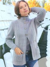 Жакет со съемными рукавами, фото