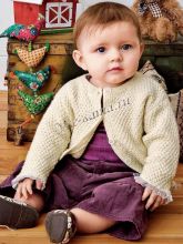 Жакетик на пуговках для девочки, фото
