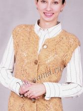 Безрукавка из мохера, фото