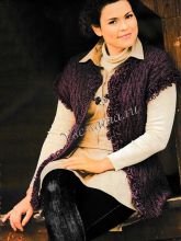 Жилет с «меховой» опушкой, фото