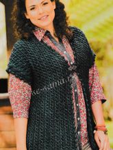 Жилет цвета морской волны, фото