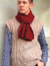 Жилетка песочного цвета