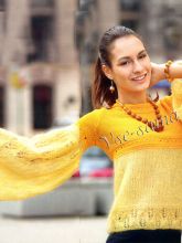 Кофточка с широкими рукавами