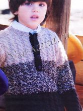 Пуловерчик с косами