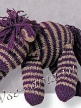 Зебра в фиолетовую полоску, фото