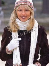 Шарф, шапка, перчатки