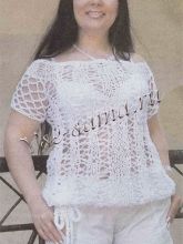 Белый топ-сеточка