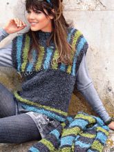 Безрукавка и шарф