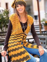 Жилет и шапочка