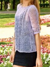 Прозрачная кофточка