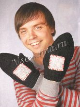 Мужские варежки, фото