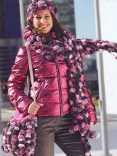 Шапочка, шарф и сумка