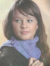 Сиреневый шарфик