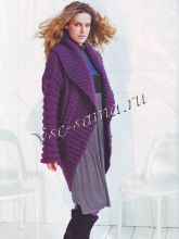 Сиреневое пальто