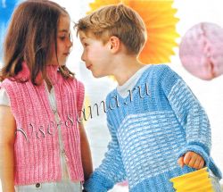 Пуловер и жилет - Радости детства