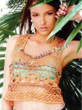 Майка с ажурными узорами