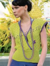 Джемпер без рукавов