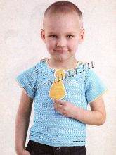 Пуловер с галстуком