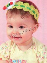 Повязка на голову с ягодками