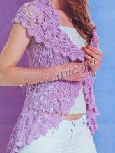 Фиолетовое болеро