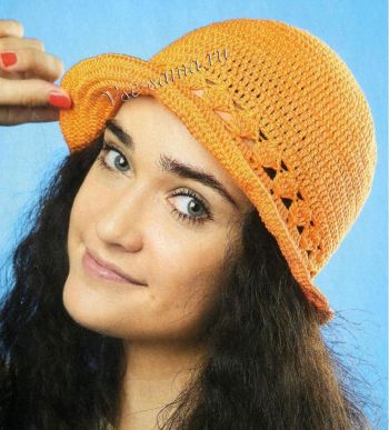 Оранжевая шляпка, фото