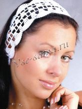 Ажурная повязка на голову
