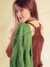 Коричневый топ