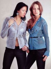 Легкий ажурный жакет